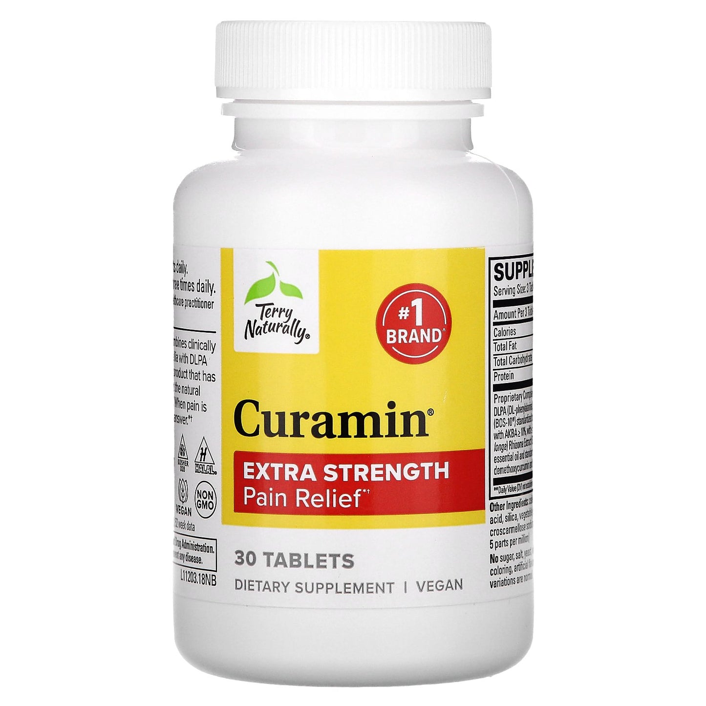 Terry Naturally, Curamin, Pain Relief, 30 Tablets