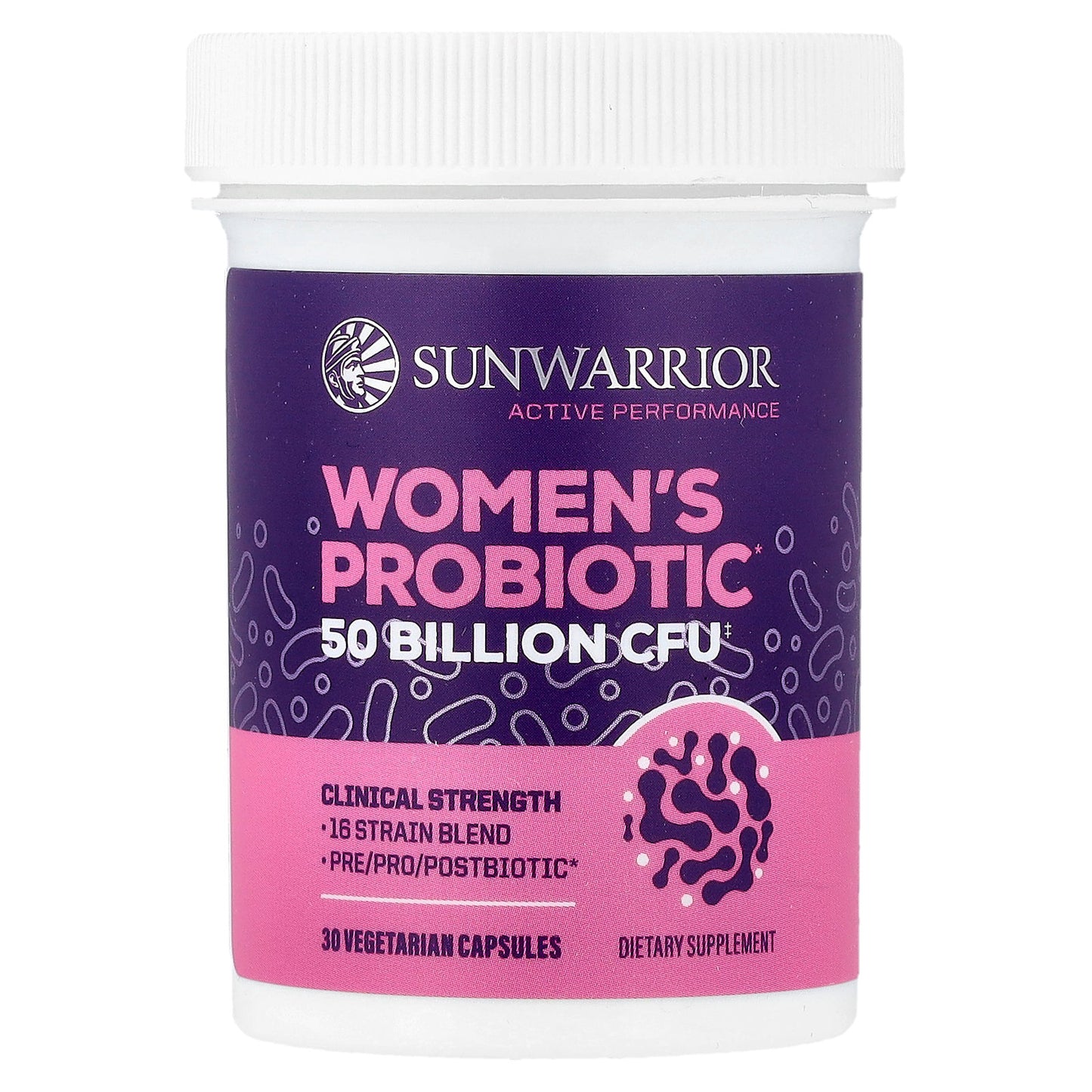 Sunwarrior, Women's Probiotic, 30 Vegetarian Capsules