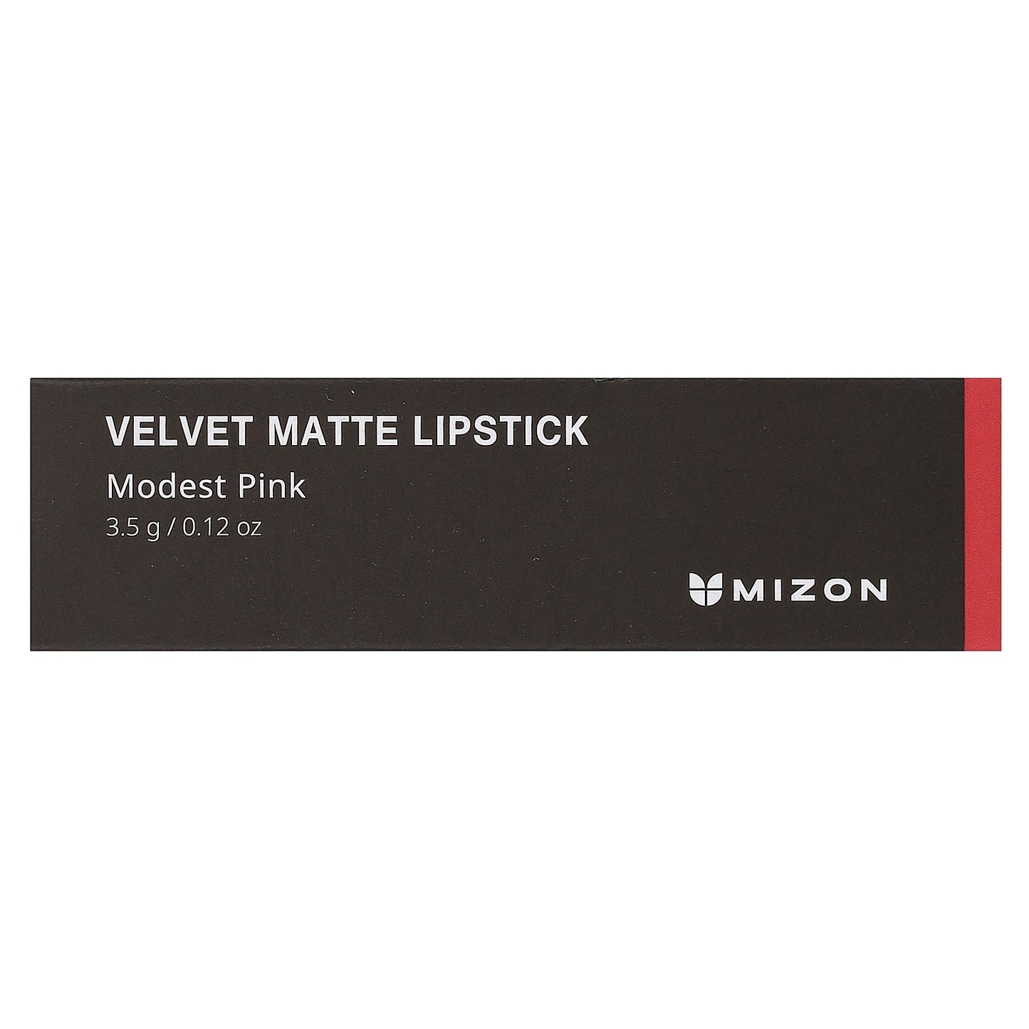 Mizon, Velvet Matte Lipstick, Modest Pink, 0.12 oz (3.5 g)