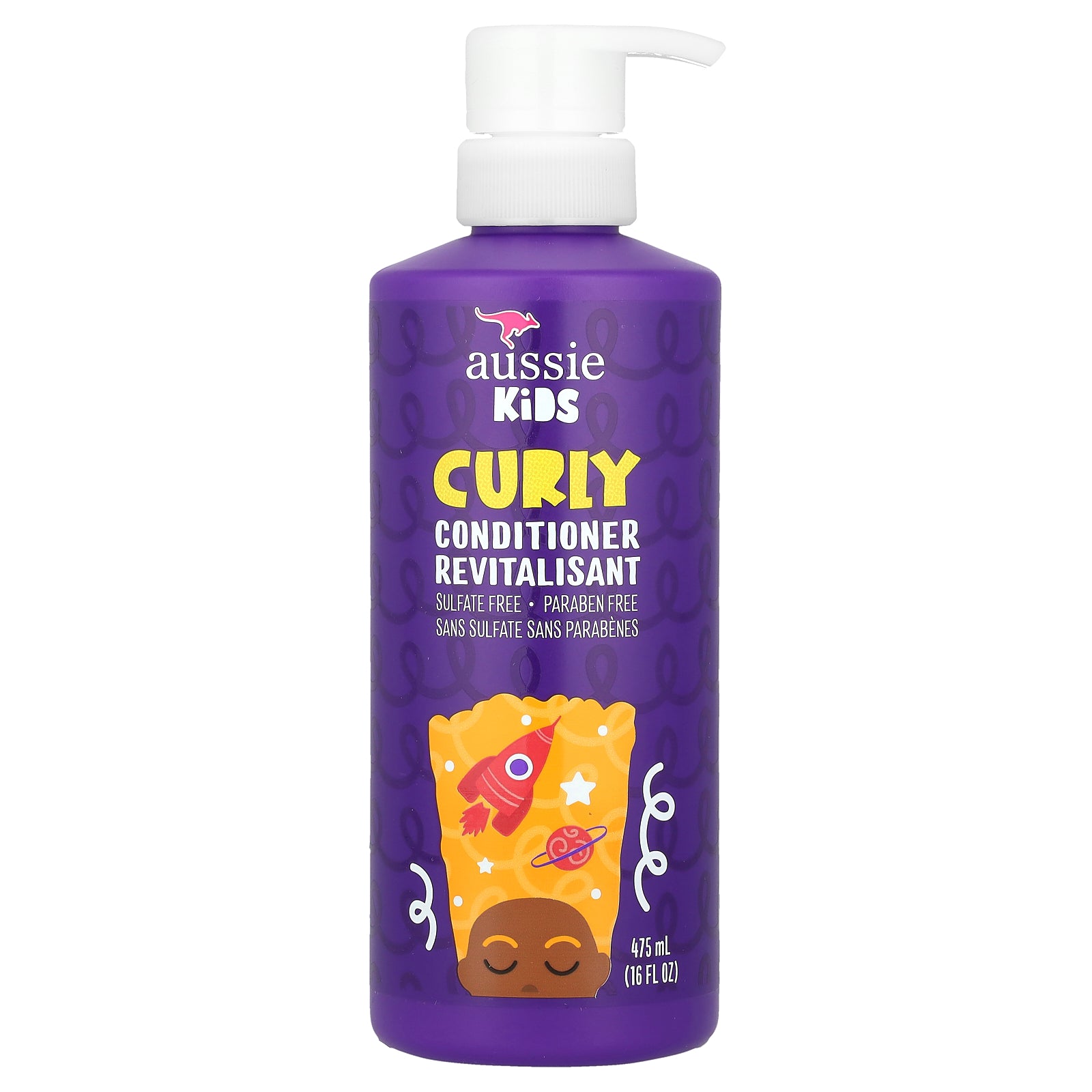 Aussie, Kids, Curly Conditioner, Sunny Tropical Fruit, 16 fl oz (475 ml)