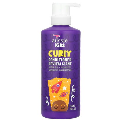 Aussie, Kids, Curly Conditioner, Sunny Tropical Fruit, 16 fl oz (475 ml)