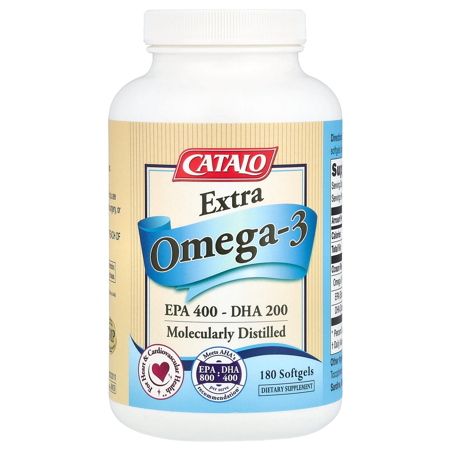 CATALO, Extra Omega-3 , 180 Softgels