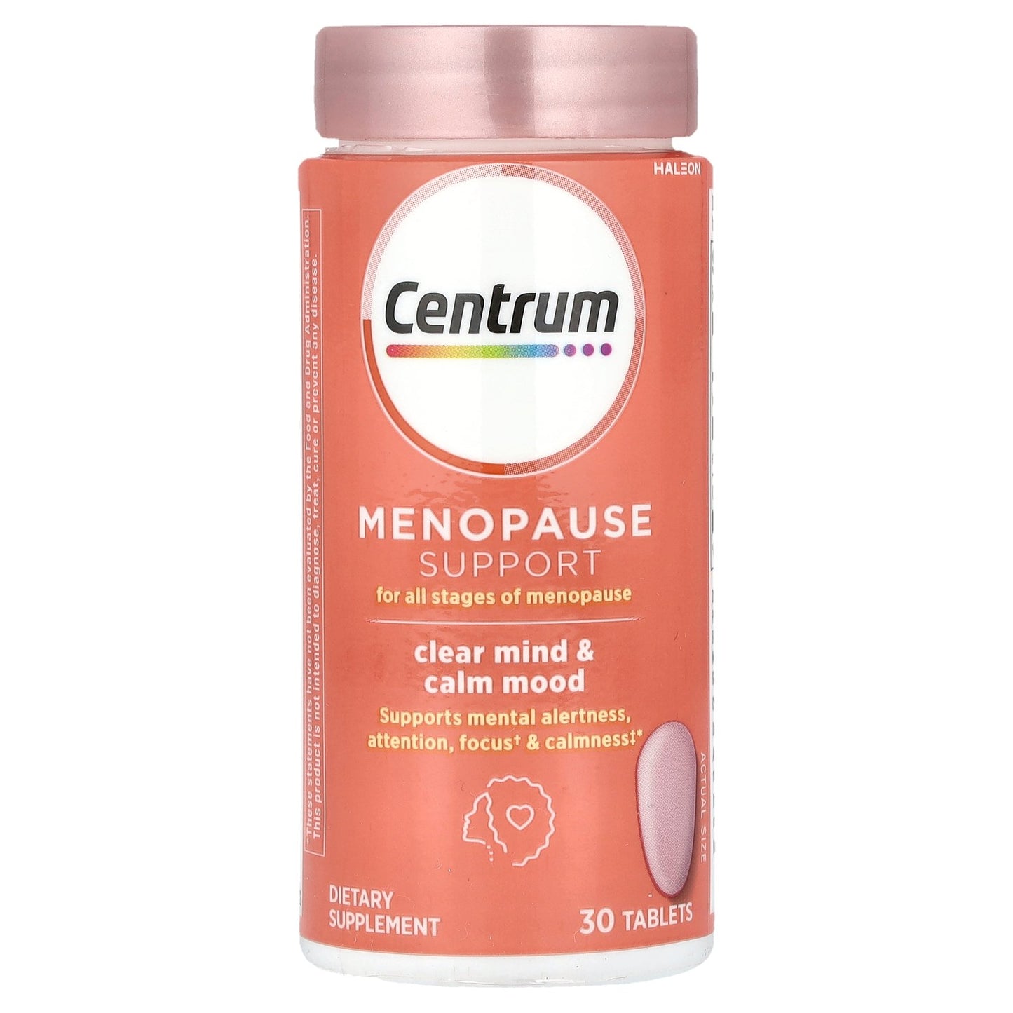 Centrum, Menopause Support, Clear Mind & Calm Mood, 30 Tablets