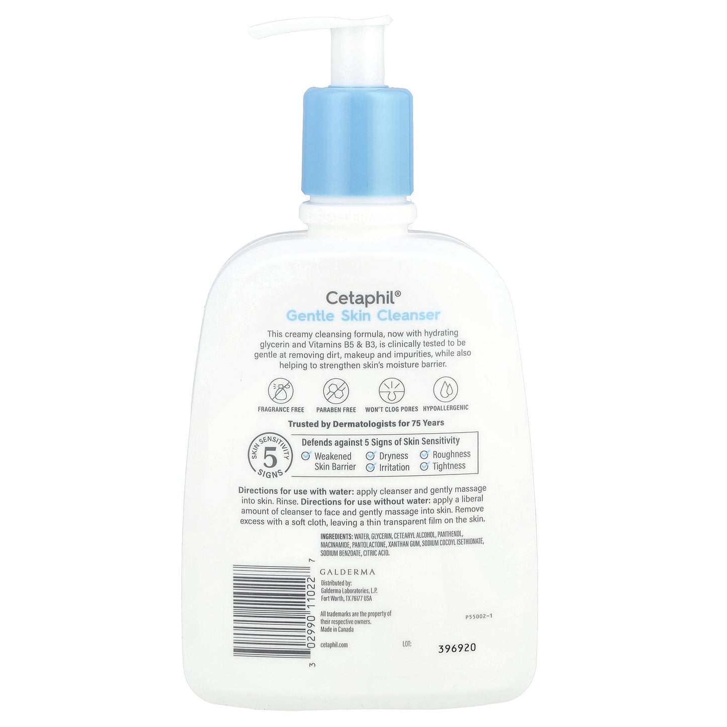 Cetaphil, Gentle Skin Cleanser, Fragrance Free, 16 fl oz (473 ml)