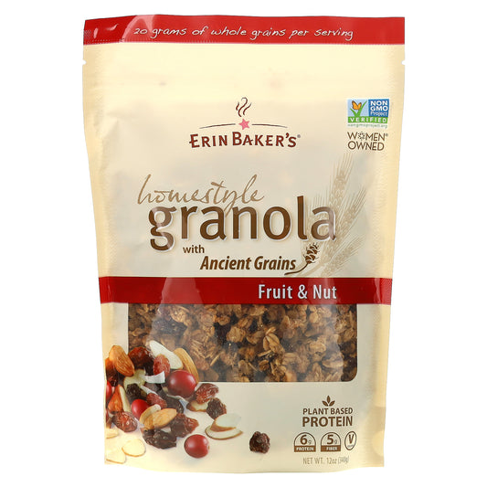 Erin Baker's, Homestyle Granola with Ancient Grains, Fruit & Nut, 12 oz (340 g)