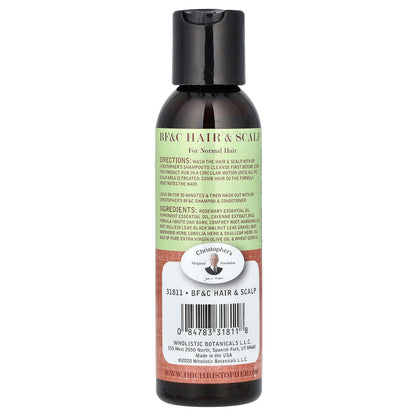 Christopher's Original Formulas, BF&C Hair & Scalp Massage Formula, For Normal Hair , 4 fl oz (118 ml)