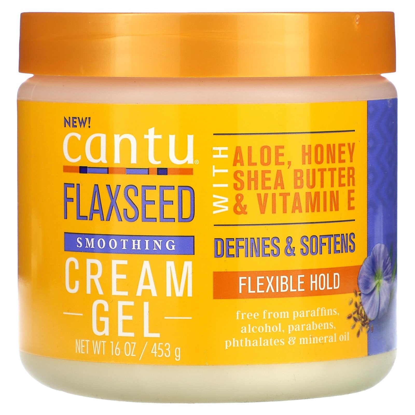 Cantu, Flaxseed Smoothing Cream Gel, 16 oz (453 g)