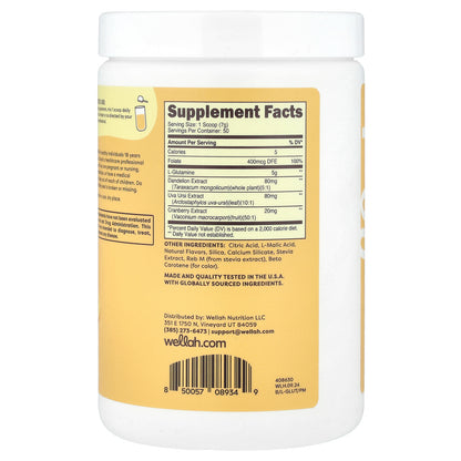 Wellah, L-Glutamine, Peach Mango, 13 oz (365 g)