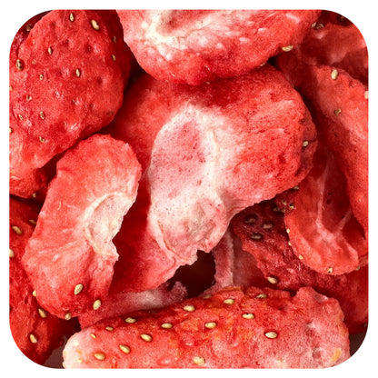 California Gold Nutrition, Foods, Freeze-Dried Strawberry, Ready to Eat Whole Freeze-Dried Slices, 1 oz (28 g)
