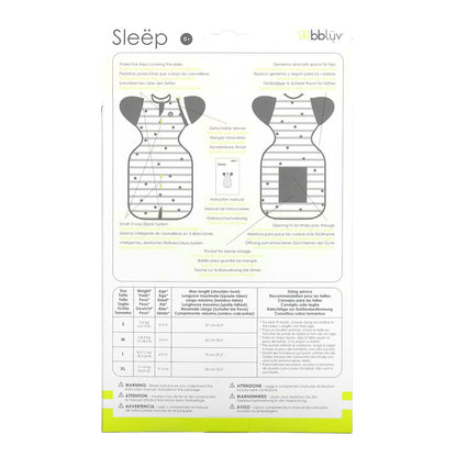 Bbluv, Sleep, Convertible 3-In-1 Swaddle, 0+ Months, Large,  1 Count