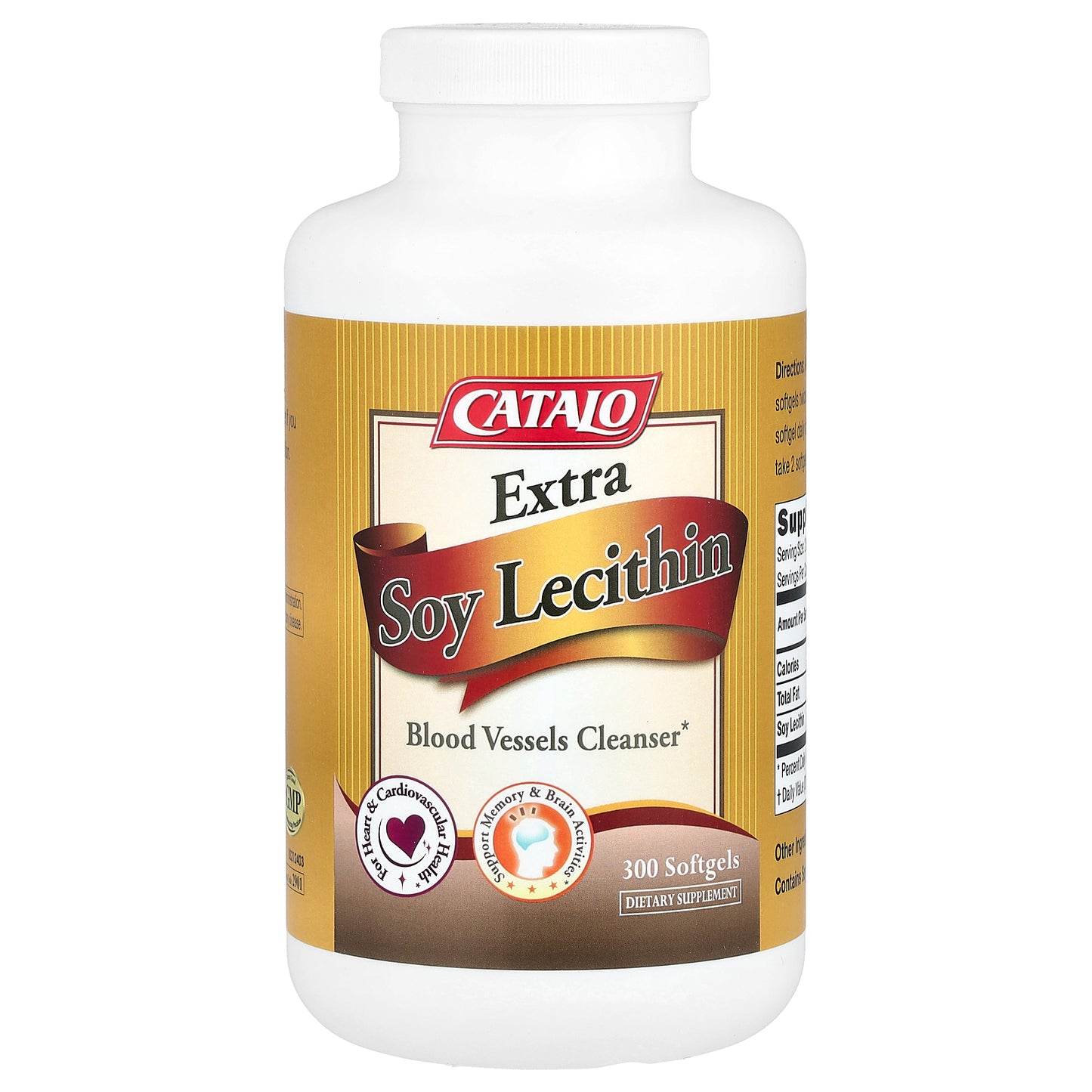 CATALO, Extra Soy Lecithin, 300 Softgels, (1,200 mg per Softgel)