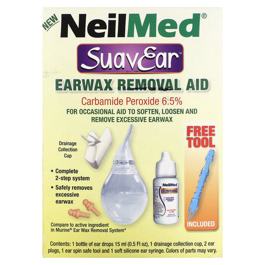 NeilMed, SuaveEar, Earwax Removal Aid , 6 Pieces