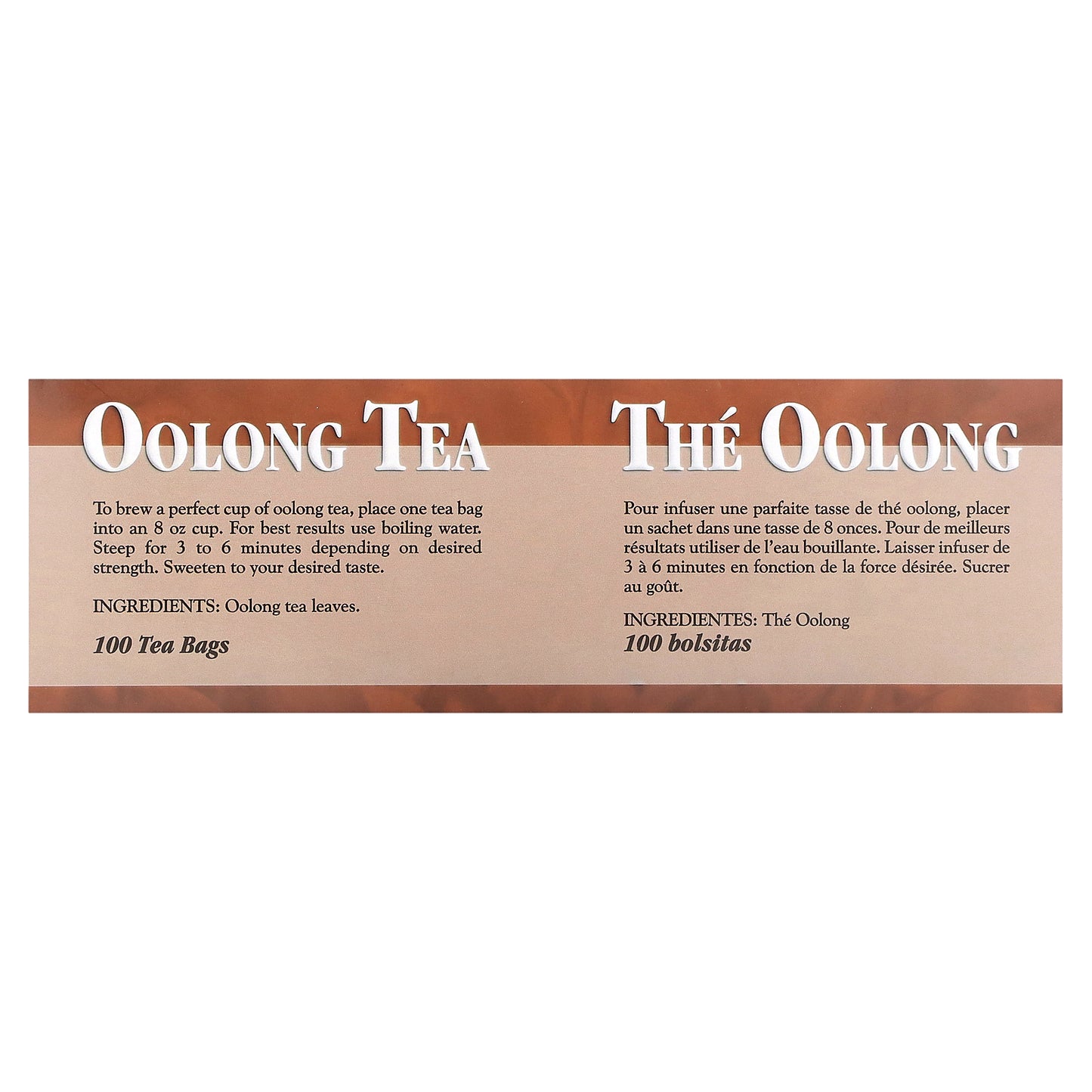 Uncle Lee's Tea, Legends of China, Oolong Tea, 100 Tea Bags, 5.64 oz (160 g)