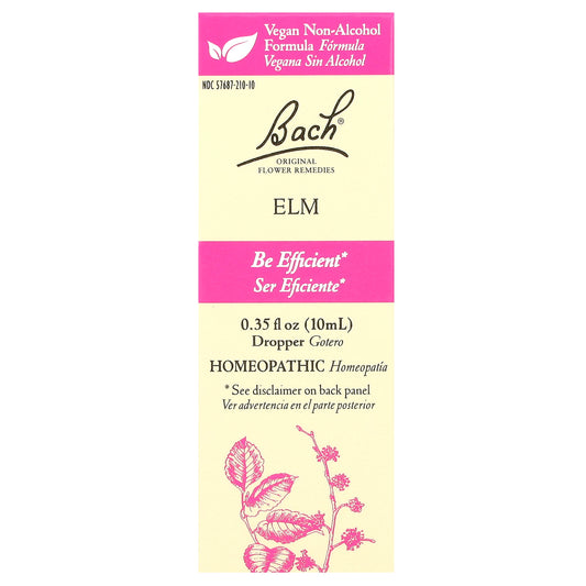 Bach, Original Flower Remedies, Elm, 0.35 fl oz (10 ml)