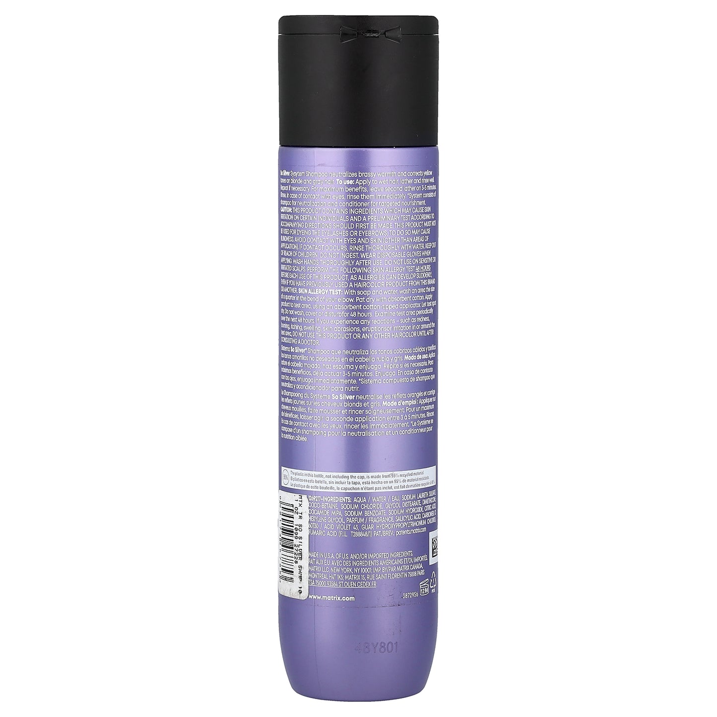 Matrix, So Silver, Purple Shampoo, 10.1 fl oz (300 ml)