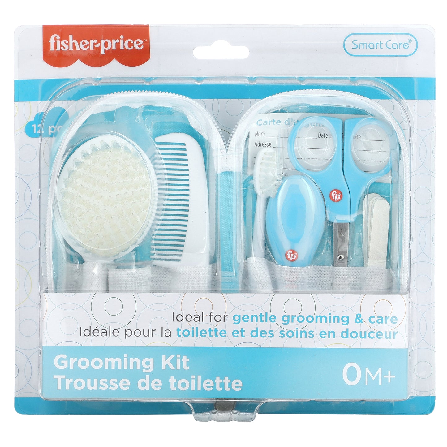 Fisher-Price, Grooming Kit, 0+ Months, 12 Piece Kit