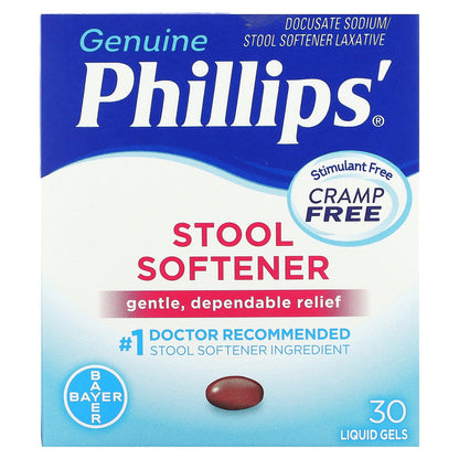 Phillip's, Stool Softener, 30 Liquid Gels