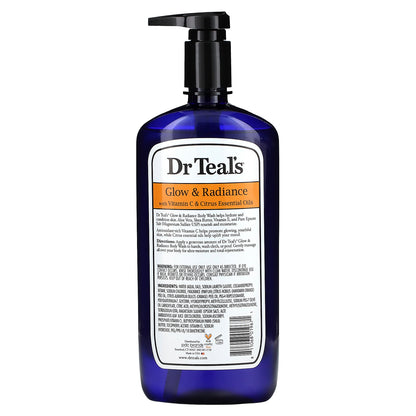 Dr. Teal's, Body Wash With Pure Epsom Salt, Glow & Radiance, 24 fl oz (710 ml)