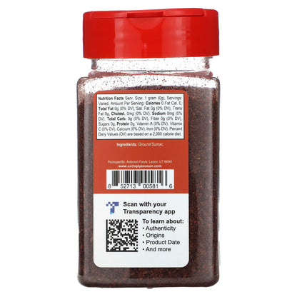 USimplySeason, Original Sumac, Ground, 5 oz (141 g)