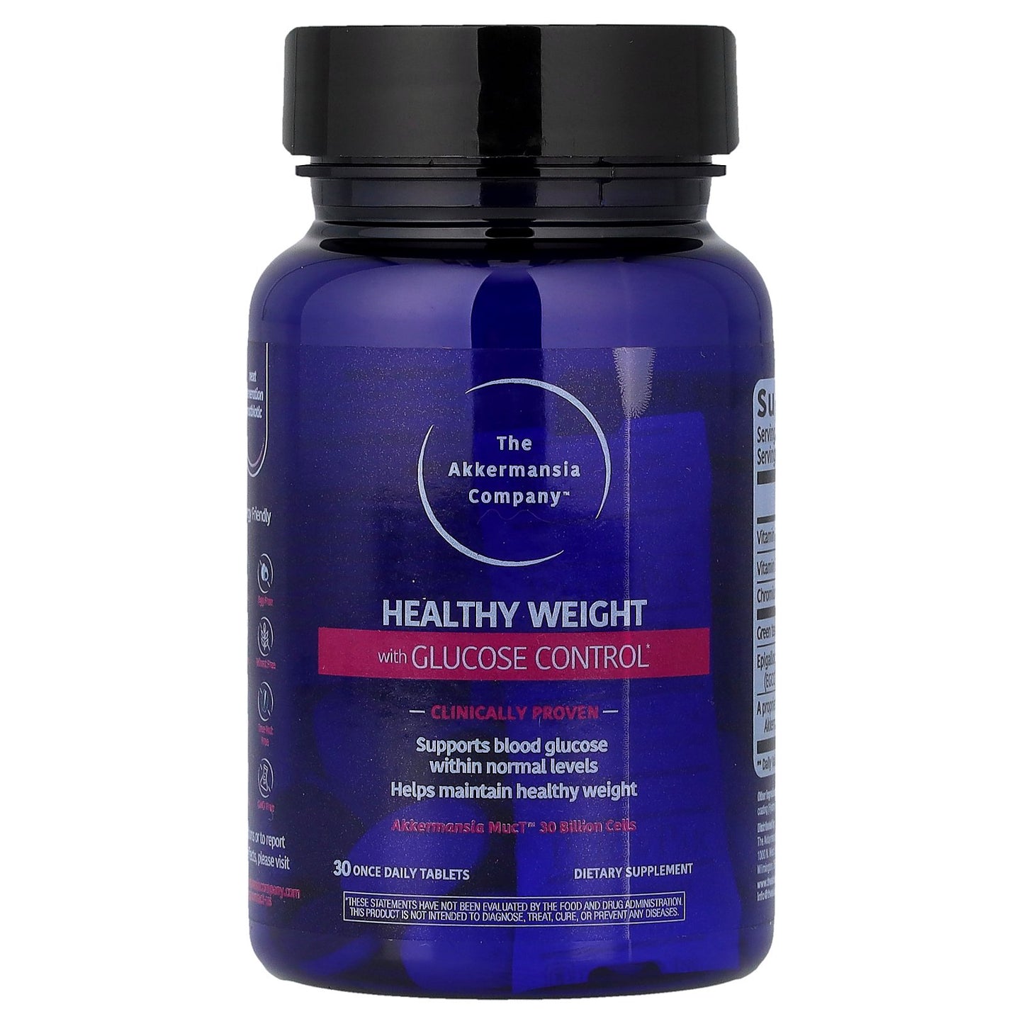 The Akkermansia Company, Healthy Weight with Glucose Control, 30 Tablets