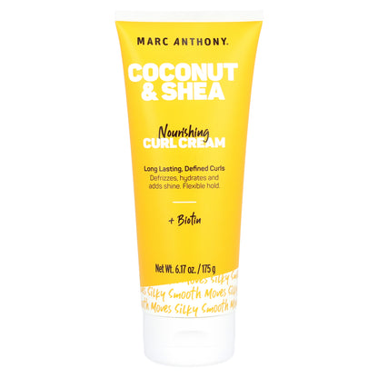 Marc Anthony, Nourishing Curl Cream, Coconut & Shea, 6.17 fl oz (175 ml)