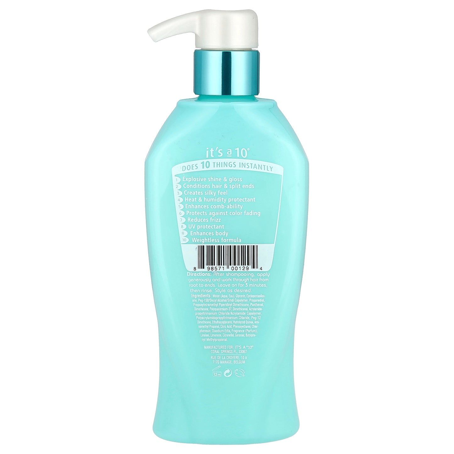 It's a 10, Blow Dry Miracle, Glossing Glaze Conditioner®, 10 fl oz (295.7 ml)