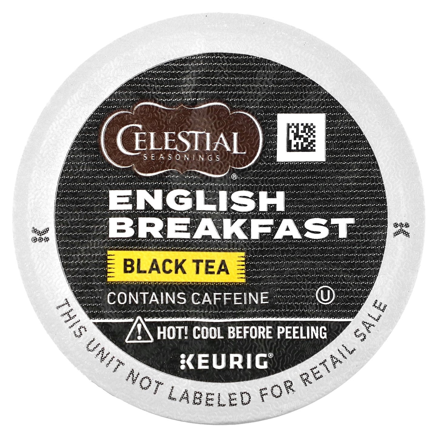 Celestial Seasonings, Black Tea, English Breakfast, 12 K-Cup Pods, 0.1 oz (3.1 g) Each