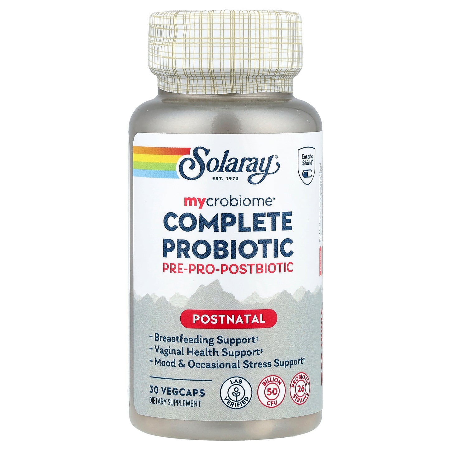 Solaray, Mycrobiome®, Complete Probiotic, Postnatal, 30 VegCaps