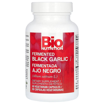 Bio Nutrition, Fermented Black Garlic, 450 mg , 60 Vegetarian Capsules
