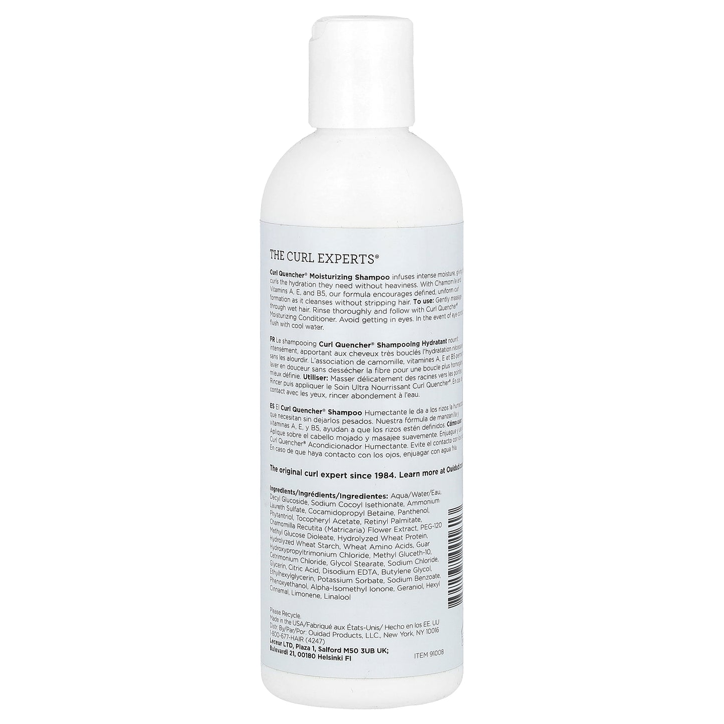 Ouidad, Curl Quencher®, Moisturizing Shampoo, Tight Curls, 8.5 fl oz (250 ml)