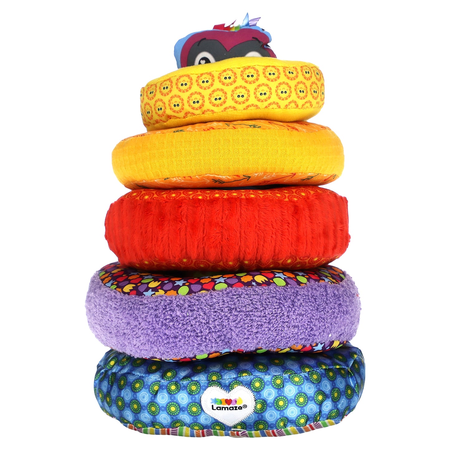 Lamaze, Rainbow Rings, 6 Months+, 6 Piece Set