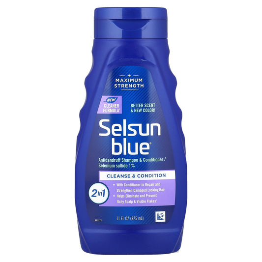 Selsun Blue, 2 in 1 Antidandruff Shampoo & Conditioner, 11 fl oz (325 ml)