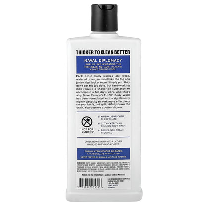 Duke Cannon Supply Co., Thick® Body Wash, Naval Diplomacy, 18 fl oz (532 ml)