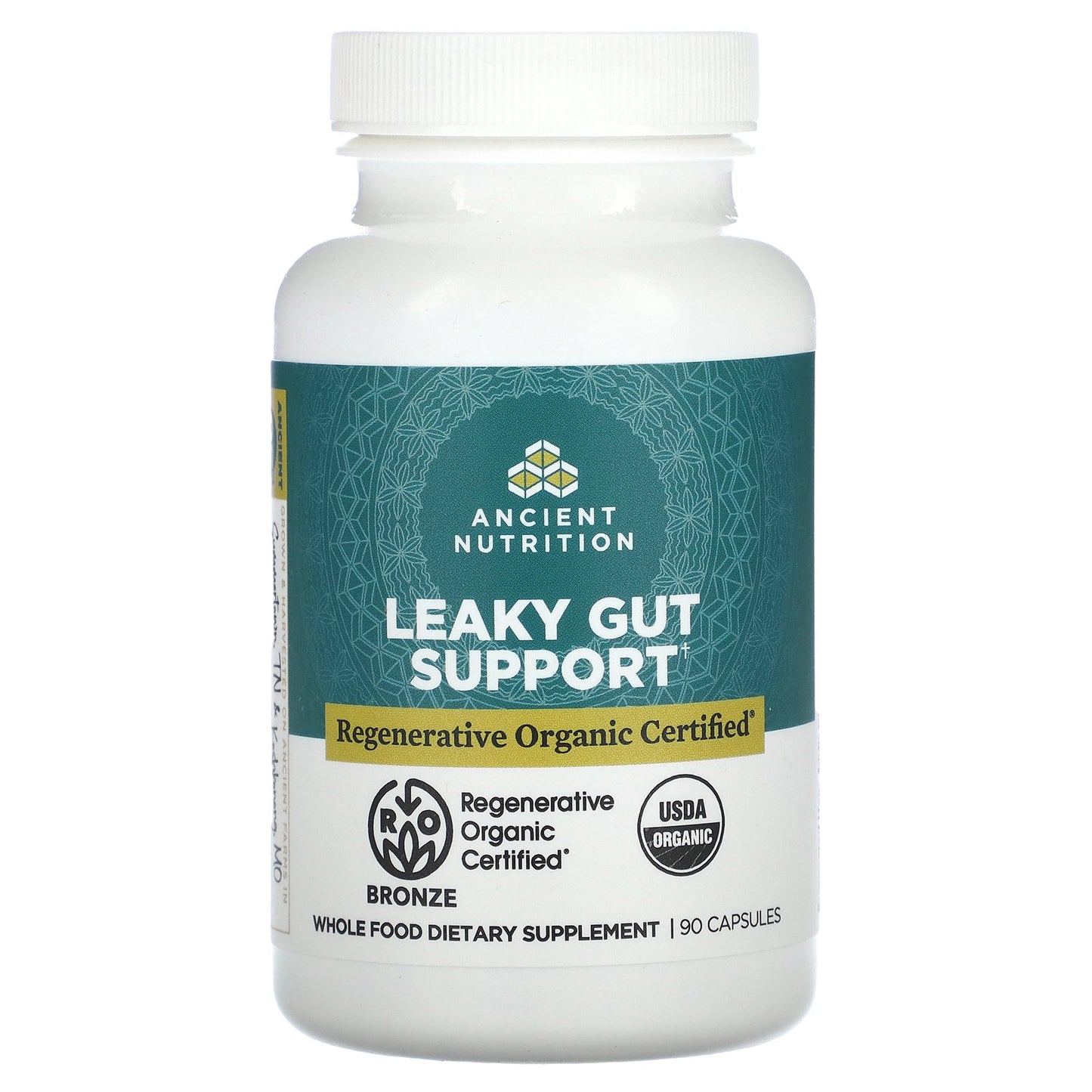 Ancient Nutrition, Leaky Gut Support, 90 Capsules