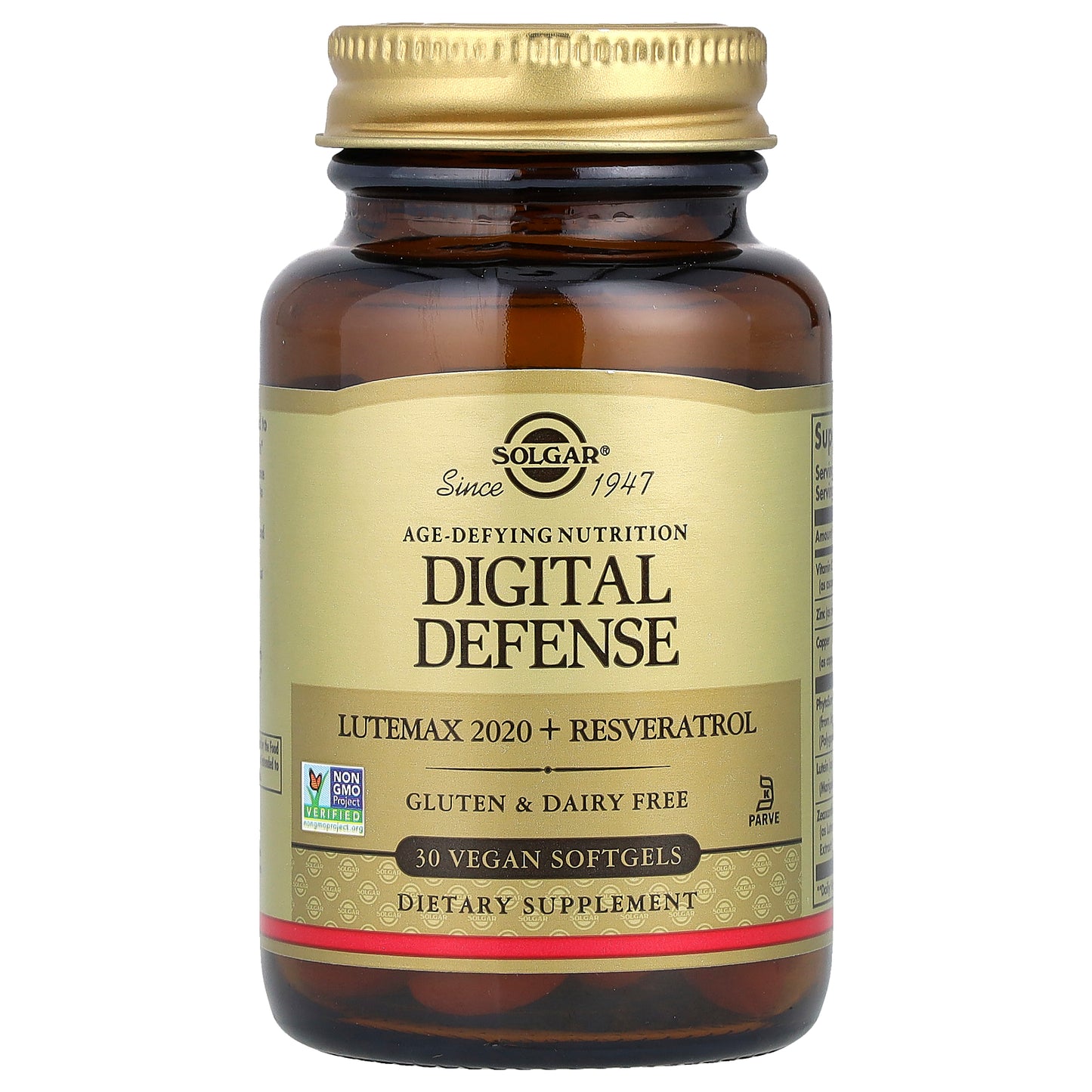 Solgar, Age-Defying Nutrition, Digital Defense, 30 Vegan Softgels