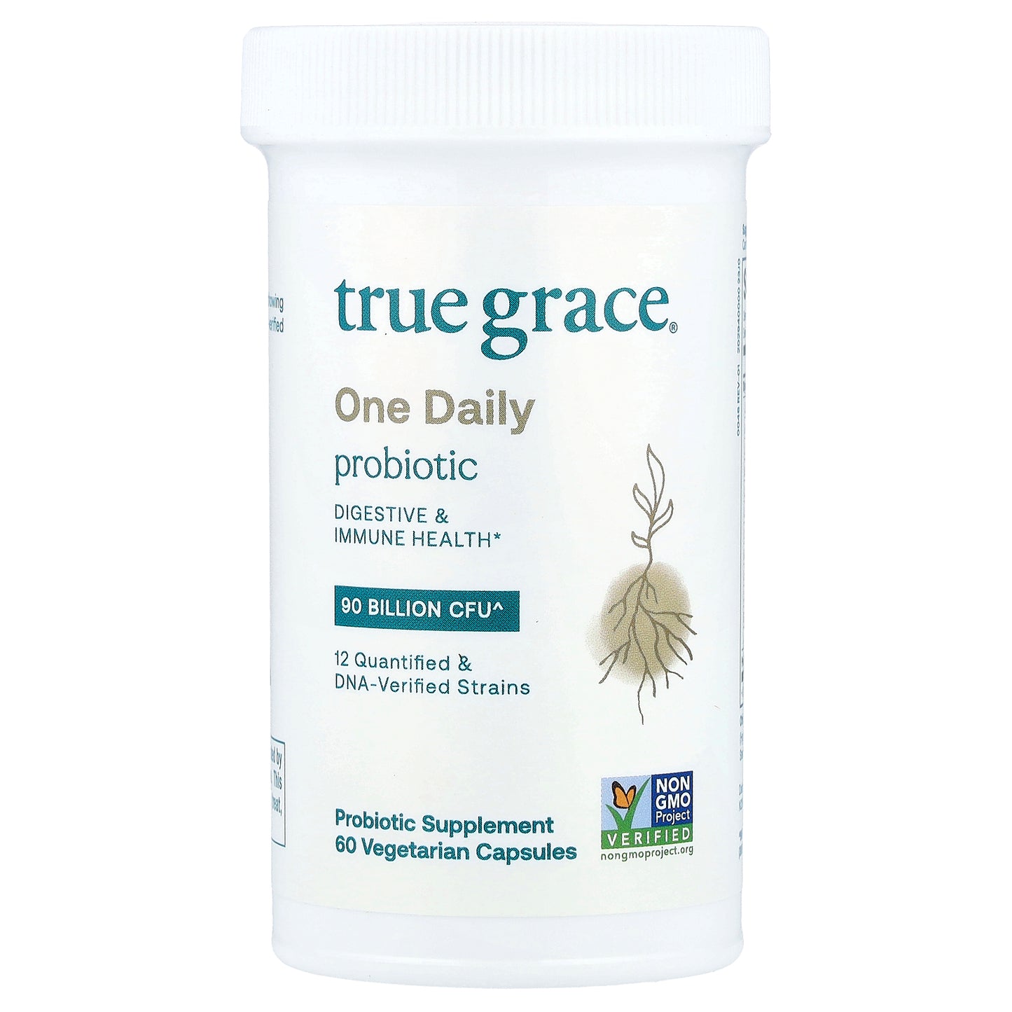 True Grace, One Daily Probiotic, 60 Vegetarian Capsules
