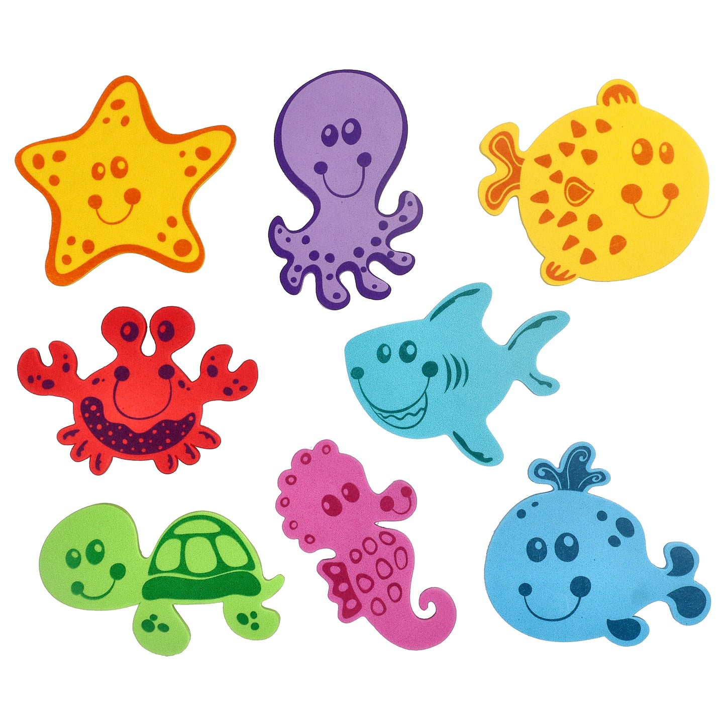 Nuby, Floating Bath Animals, 3+ Years, 16 Pieces