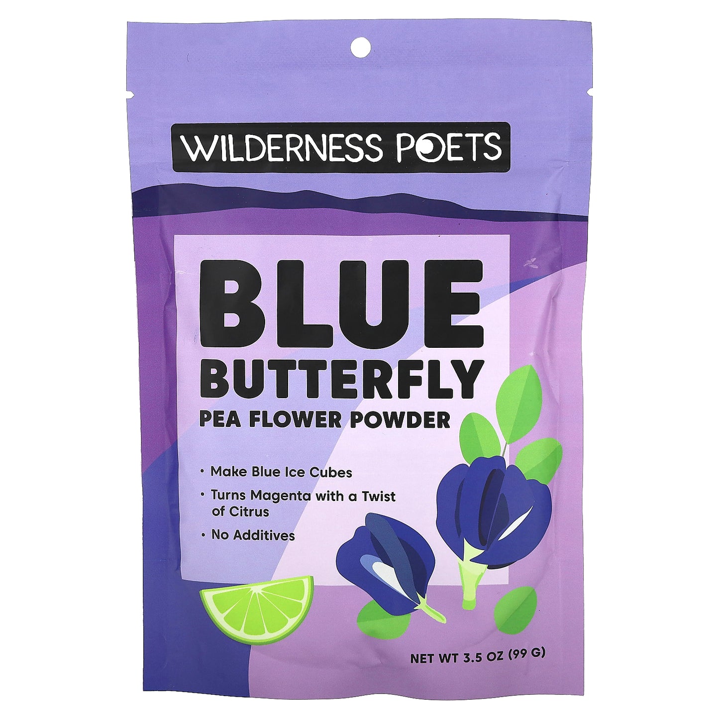 Wilderness Poets, Blue Butterfly Pea Flower Powder, 3.5 oz (99 g)