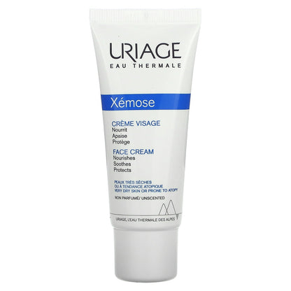 Uriage, Xemose, Face Cream, Unscented, 1.35 fl oz (40 ml)