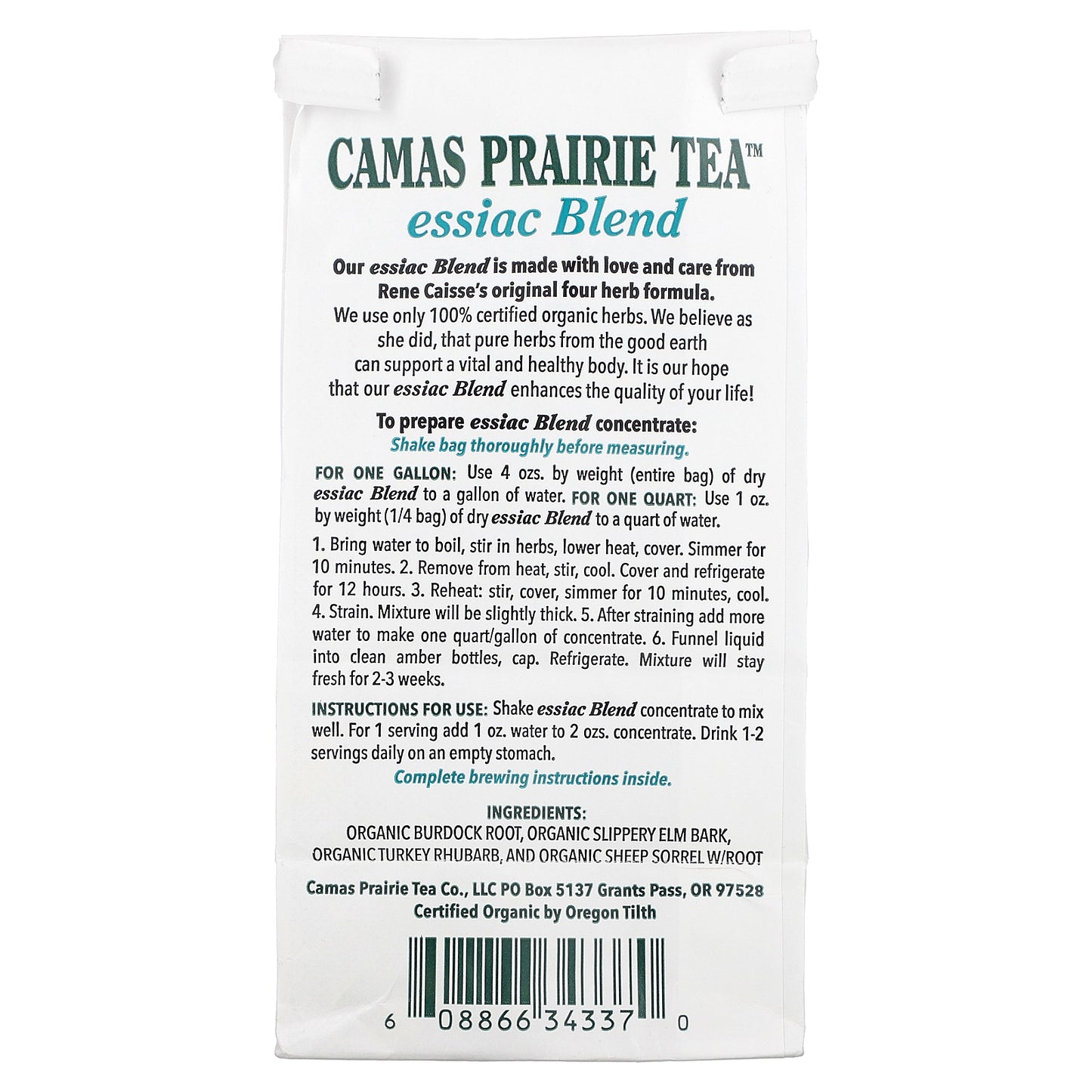 Solaray, Camas Prairie Tea, Essiac Blend, 4 oz (13 g)