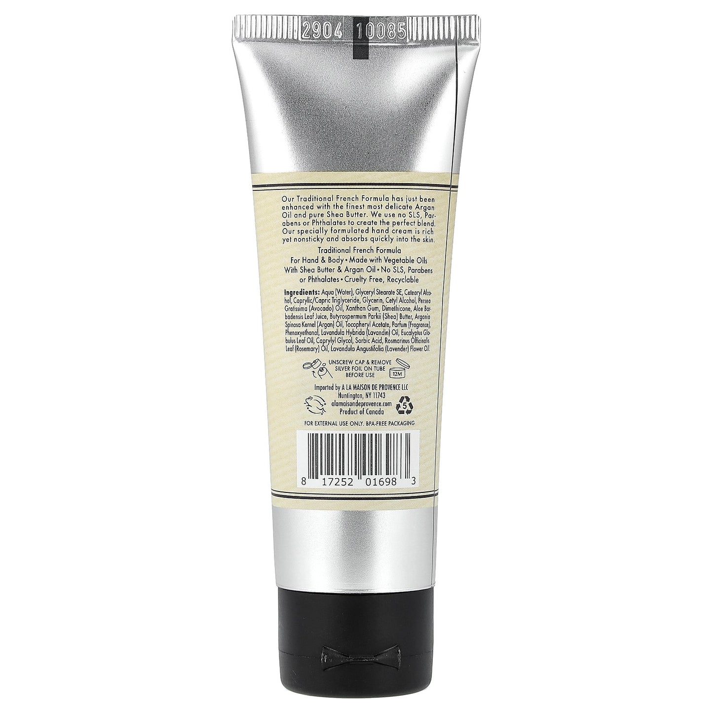 A La Maison de Provence, Hand Cream, Lavender Aloe, 1.7 fl oz (50 ml)