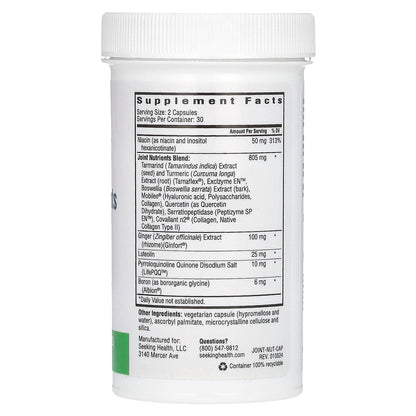 Seeking Health, Joint Nutrients, 60 Vegetarian Capsules