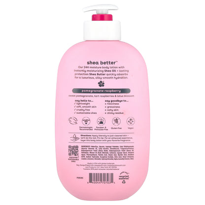 EOS, Shea Better™, 24H Moisture Body Lotion, Pomegranate Raspberry, 16 fl oz (473 ml)