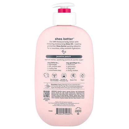 EOS, Shea Better™, 24H Moisture Body Lotion, Jasmine Peach, 16 fl oz (473 ml)