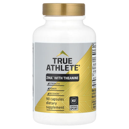 True Athlete, ZMA® With Theanine, 90 Capsules