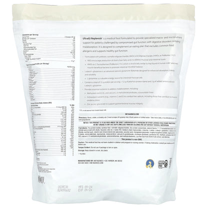Metagenics, UltraGI Replenish®, Chocolate, 47.62 oz (1,350 g)