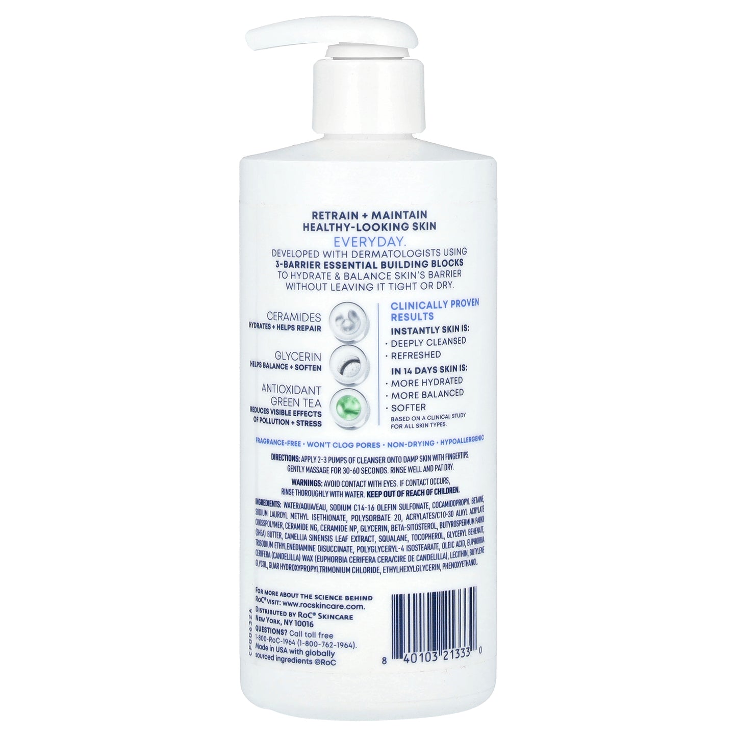 RoC, Barrier Renew, Gel-To-Foam Cleanser, 12 fl oz (355 ml)