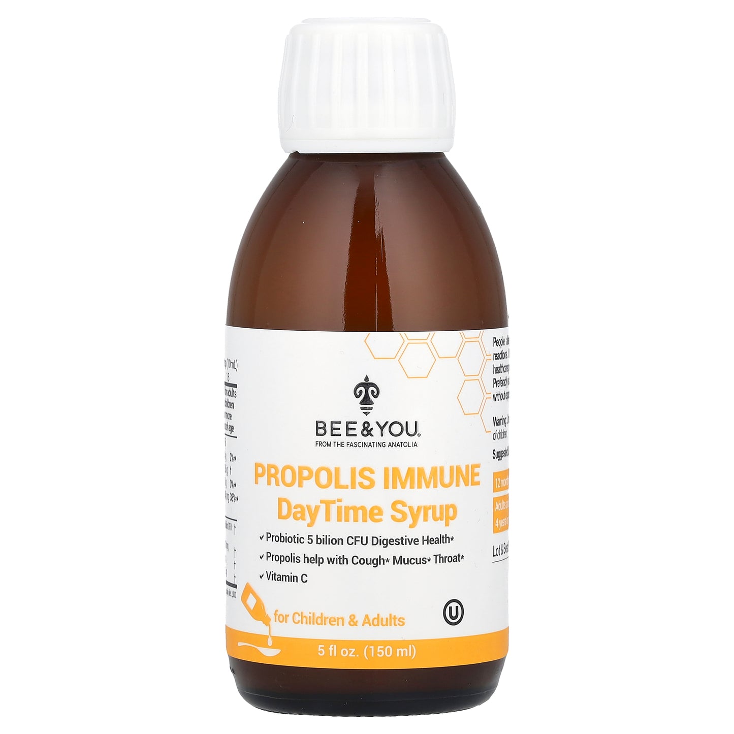 Bee & You, Propolis Immune DayTime Syrup, 5 fl oz (150 ml)