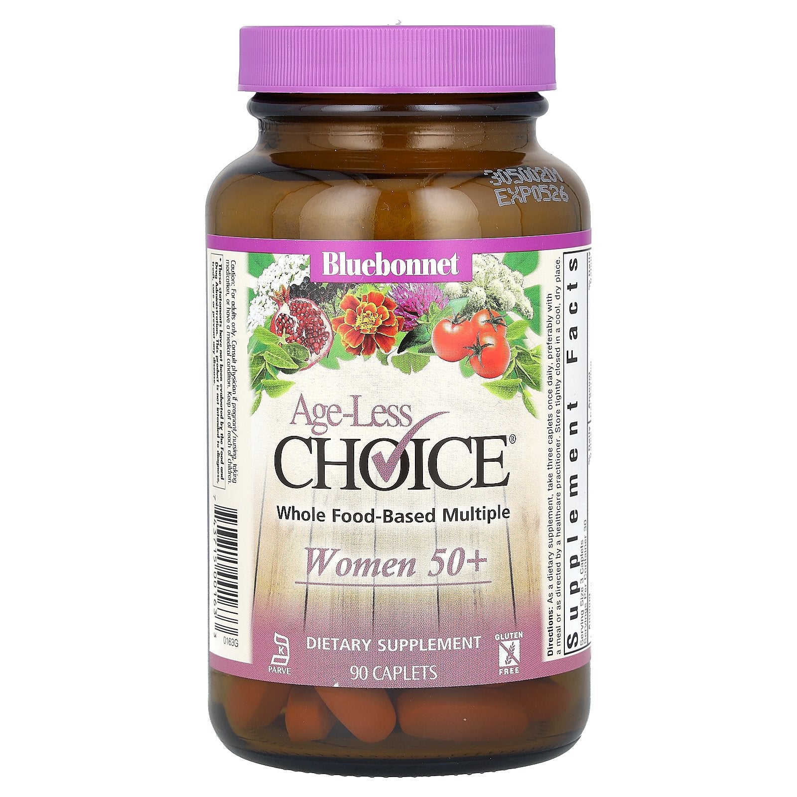 Bluebonnet Nutrition, Age-Less Choice, Women 50+, 90 Caplets