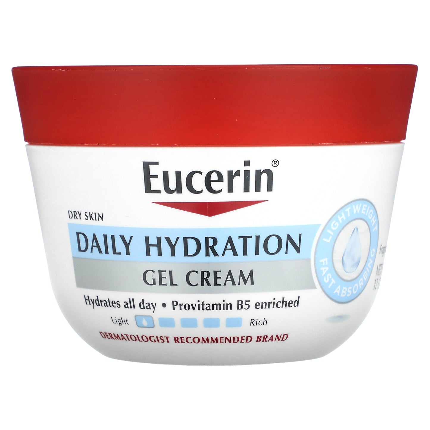 Eucerin, Daily Hydration Gel Cream, Fragrance Free, 12 oz (340 g)